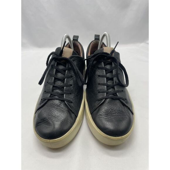 Ecco Shoes Black Soft Leather Lace Up Sneaker Casual Golf WMN 41 US 10 - Picture 5 of 11